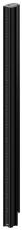 Atdec 750mm Tall Post Black - Monitors - Mounts