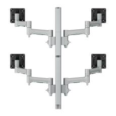Atdec AWMS-4-4675 H-Duty F Clamp Silver - Monitors - Mounts