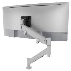 Atdec Single Monitor Heavy-Duty Dynamic Arm - C-Clamp - Silver - Monitors - Mounts