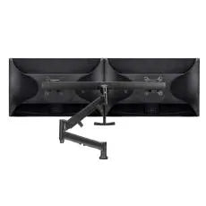 Atdec Dual Monitor Tandem Dynamic Mount - C-Clamp - Black - Monitors - Mounts