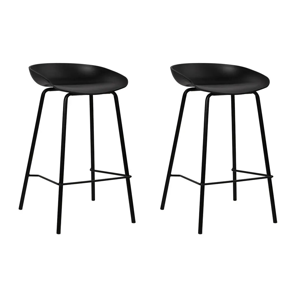 Artiss 2x Bar Stools Kitchen Counter Stools Metal - Image 8