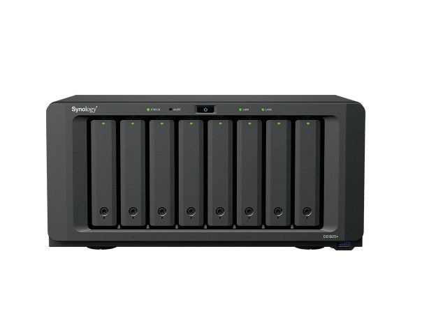 Synology DiskStation DS1825+ 8 Bay NAS, Diskless 3.5' HDD/SSD (0/8), 2x M.2 NVMe (0/2), AMD Ryzen...