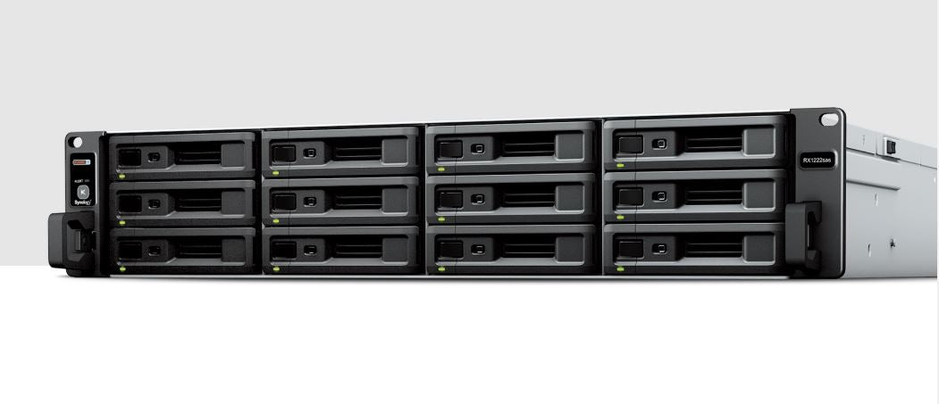Synology RX1222SAS 12 Bay Expansion Unit for SA3600, SA3400 - Backup, NAS Storage