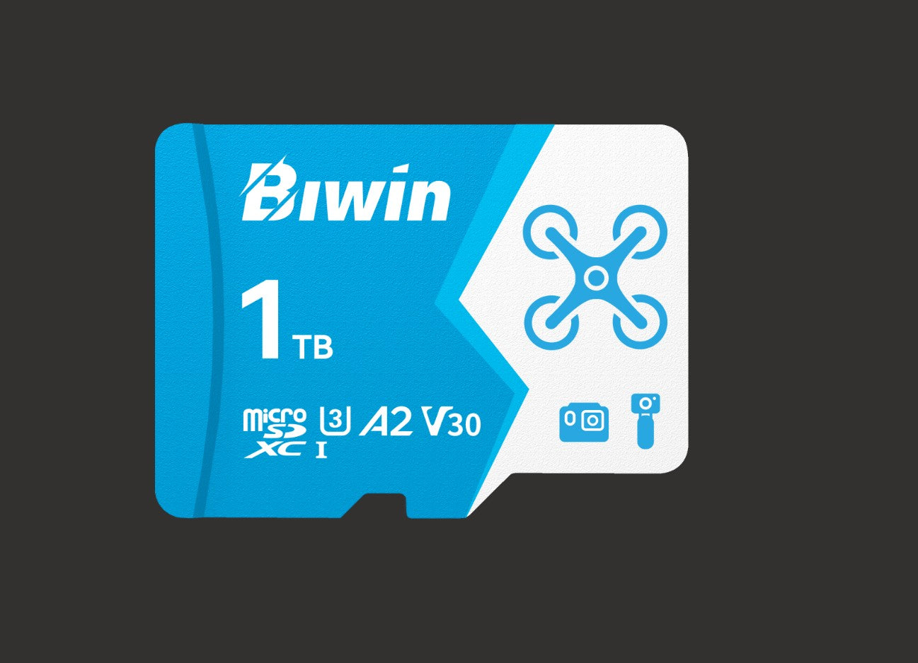 BIWIN MS160-1TB microSD Card 1TB U3, V30, A2,Read/Write Speeds Up to 210/170 MB/s - Flash Memory