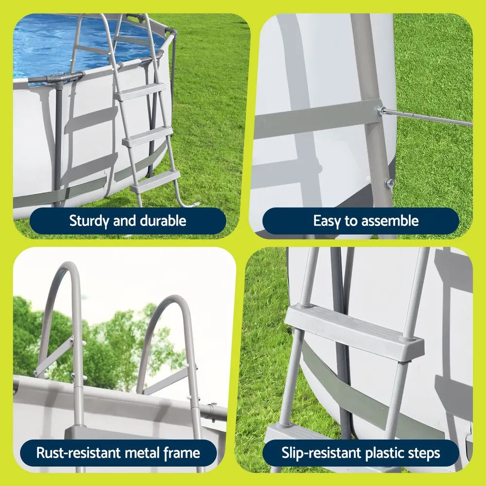 Bestway Above Ground Pool Ladder with Removable Steps - Image 7