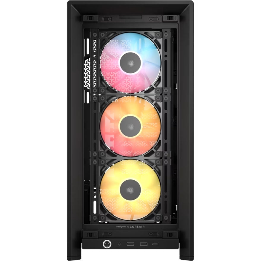 Corsair FRAME 4000D RS ARGB Modular Mid-Tower PC Case - Black, ATX, 430mm GPU, 170mm CPU cooler,... - Image 2