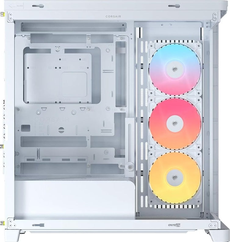 Corsair FRAME 4500X RS-R ARGB Panoramic Glass Mid-Tower PC Case White: 460mm GPU, 185mm CPU coole... - Image 2