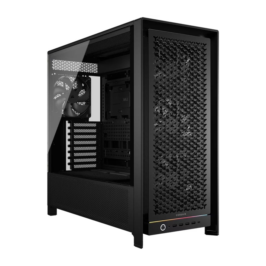 Corsair FRAME 5000D RS HIGH-AIRFLOW MID-TOWER PC CASE - BLACK, ATX, 450mm GPU, 175mm CPU cooler,...