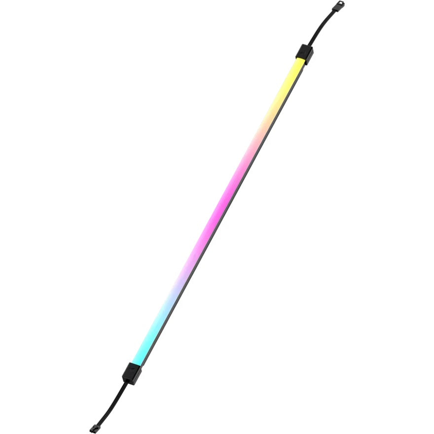 Corsair iCUE LINK LS350 Aurora RGB Light Strips - 350mm Kit – 350×10×10mm, magnetic mount, black,... - Image 4