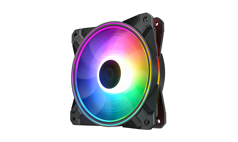 DeepCool CF120 PLUS 3 in 1 (3-Pack) Customisable Addressable RGB LED Lighting 3 PACK, Fan Dimension 120×120×26.5 mm(L×W×H)