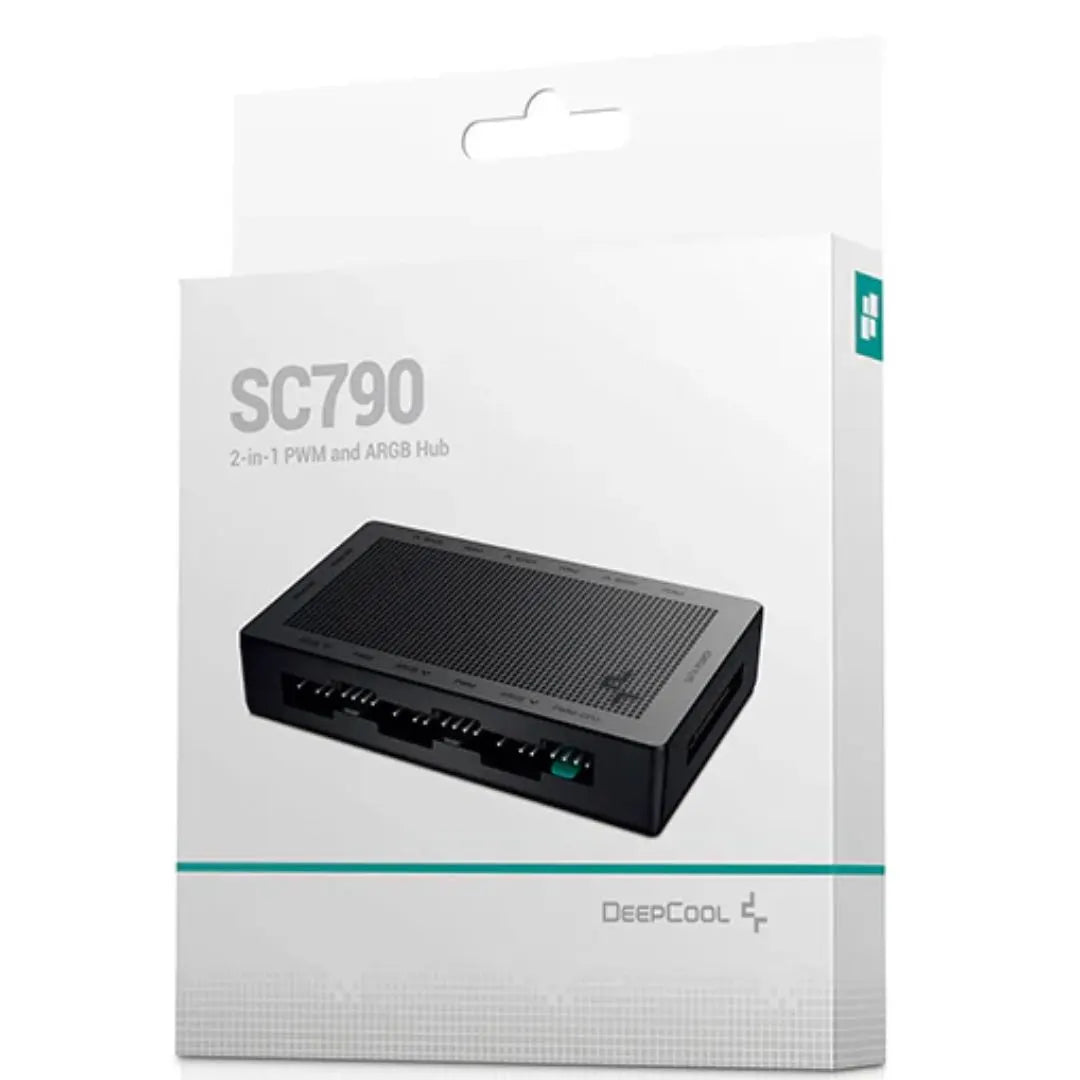 DeepCool SC790 2-in-1 PWM RGB hub, SATA Power Connector , 12 Port ARGB Hub - Cases Accessories - Image 3
