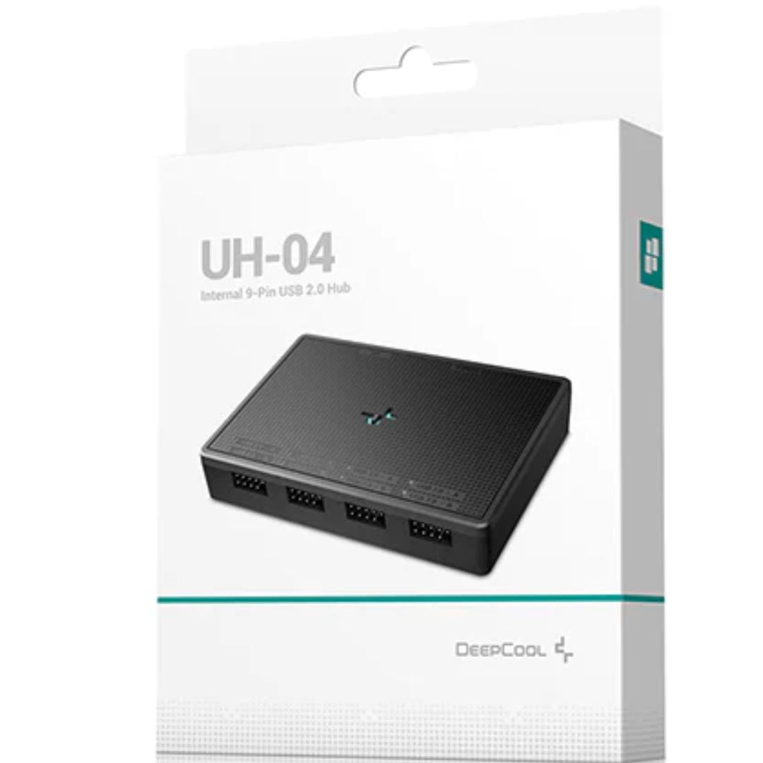 DeepCool UH-04 9-Pin USB 2.0 Hub, Magnet Screw Fixation, USB2.0-9PIN×1,USB Type-C×1,USB2.0-9PIN×... - Image 4