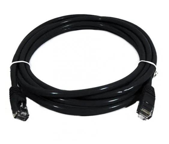 8Ware CAT6 Cable 0.25m - Black Premium RJ45 Ethernet Network LAN UTP Patch Cord 26AWG CU Jacket...