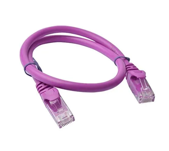 8Ware CAT6 Cable 0.25m - Purple Premium RJ45 Ethernet Network LAN UTP Patch Cord 26AWG CU Jacket...