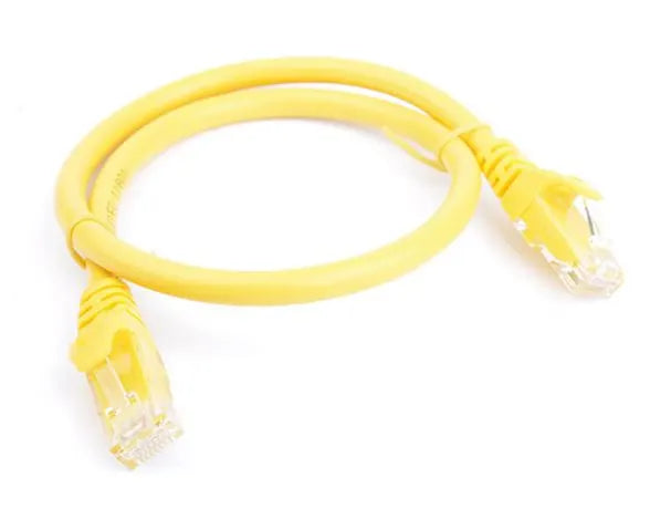 8Ware CAT6 Cable 0.25m - Yellow Premium RJ45 Ethernet Network LAN UTP Patch Cord 26AWG CU Jacket...