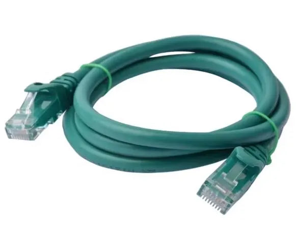 8Ware CAT6 Cable 1m - Green Premium RJ45 Ethernet Network LAN UTP Patch Cord 26AWG CU Jacket - Ca...