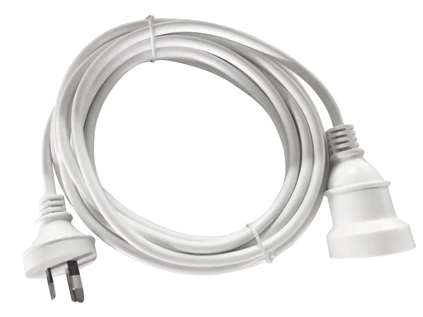 8Ware 5m AU Main Power Extension Cord Cable Lead 240V 3-Pin Male to Female - Cables