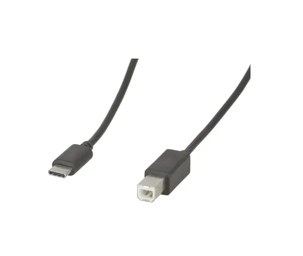 8Ware USB-B to USB-C Cable 1m Type-C to B Male to Male - 480Mbps - Cables