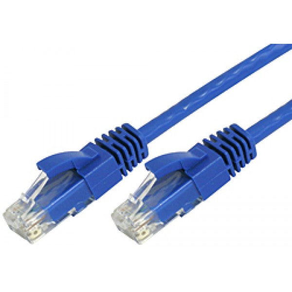8ware CAT6 Ultra-Thin Slim Cable 15m - Blue Colour Premium RJ45 Ethernet Network LAN UTP Patch Co... - Image 2