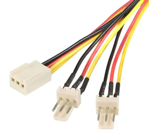 Astrotek Fan Power Cable 20cm - 2x3pin Male to 3 pins Female - for Computer PC Cooler Extension C...
