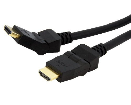 Astrotek HDMI Cable 2m - v1.4 19 pins Type A Male to Male 180 Degree Swivel Type 30AWG Gold Plate...