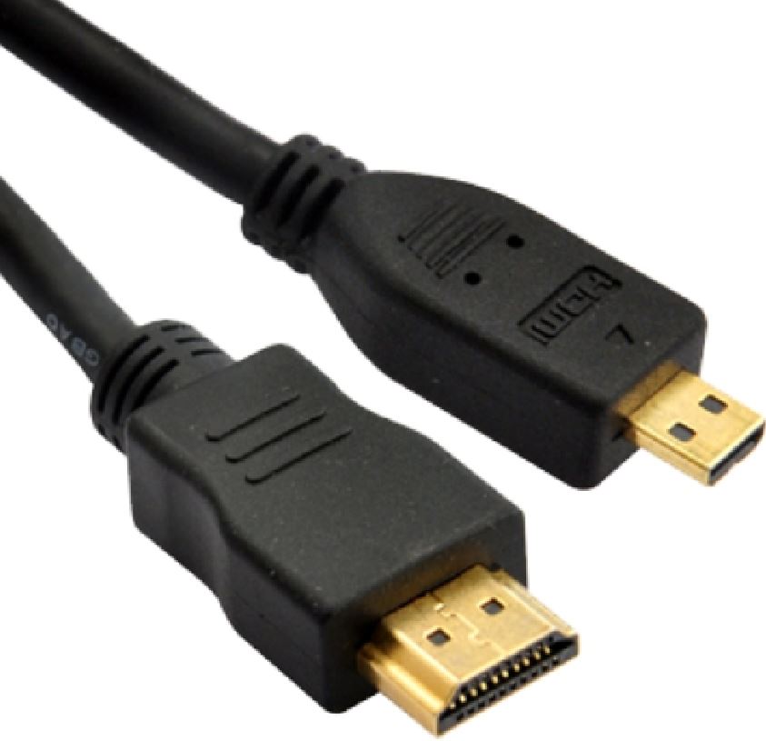 Astrotek HDMI to Micro HDMI Cable 3m - 1.4v 19 pins A Male to D Male 34AWG  OD4.2mm Gold Plated R...