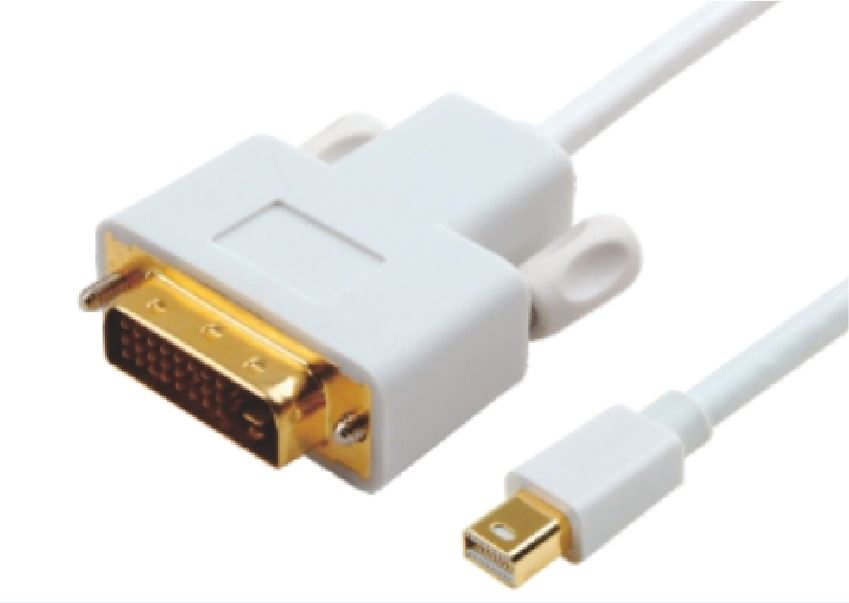 Astrotek Mini DisplayPort DP to DVI Cable 2m - 20 pins Male to 24+1 pins Male 32AWG Gold Plated...