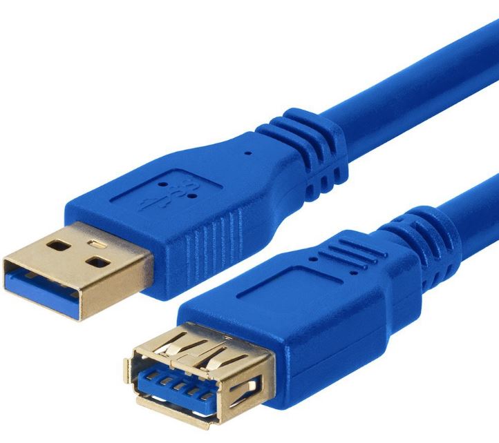 Astrotek USB 3.0 Extension Cable 3m - Type A Male to Type A Female Blue Colour - Cables