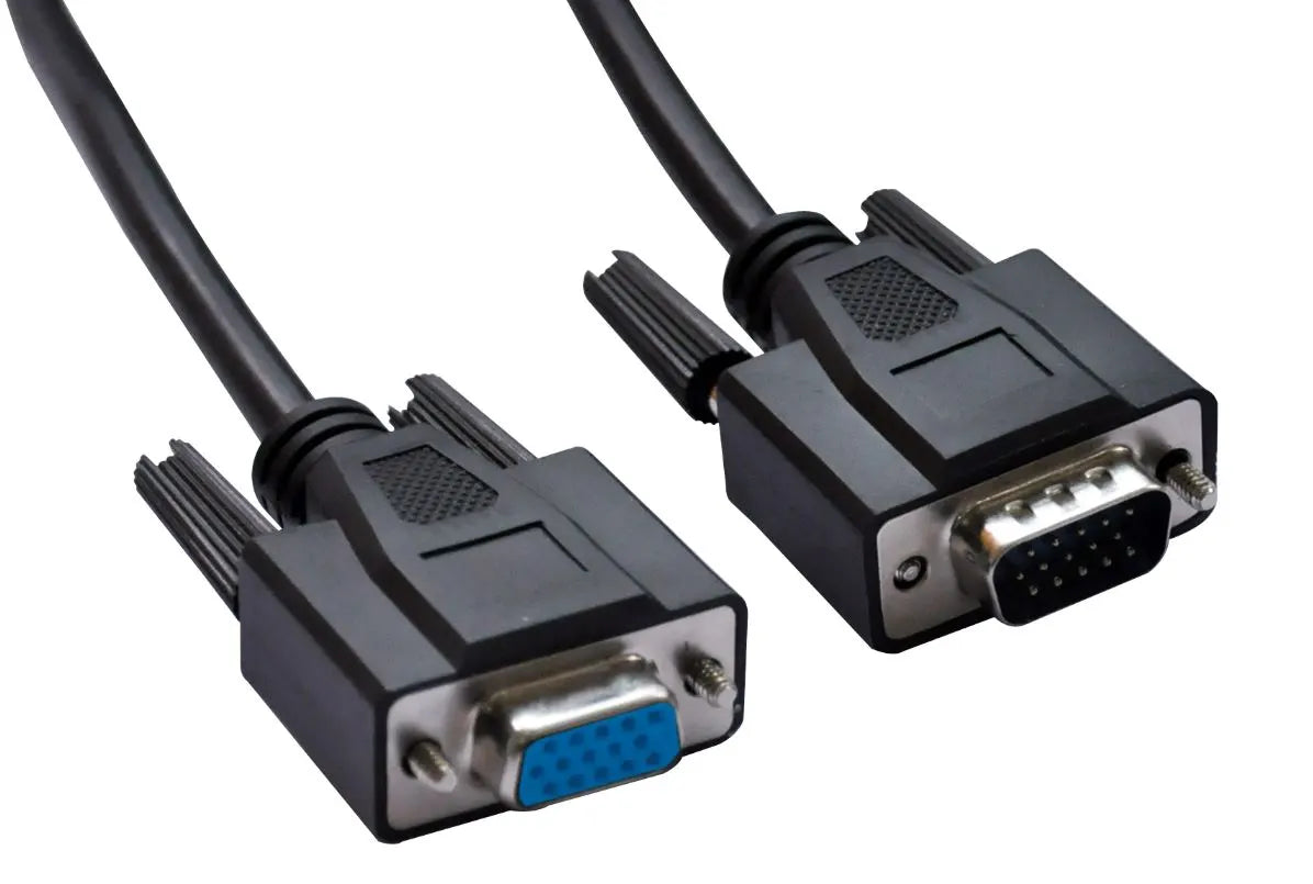 Astrotek VGA Extension Cable 4.5m - 15 pins Male to 15 pins Female for Monitor PC Molded Type Bla...
