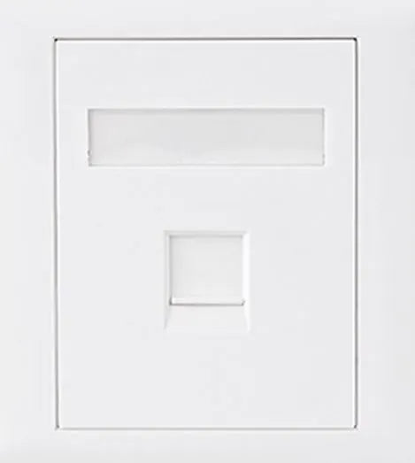 Astrotek CAT6 RJ45 Network Wall Face Plate Outlets 86x86mm 1 Port Socket Kit - Cables