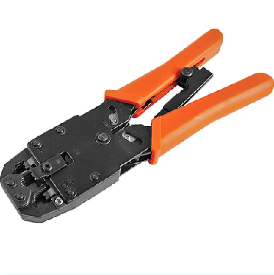 Astrotek 8 pins RJ-45 6 pins RJ-12 4 pins RJ-11 Crimper Cut Strip Crimping Tool Kit with Ratchet...