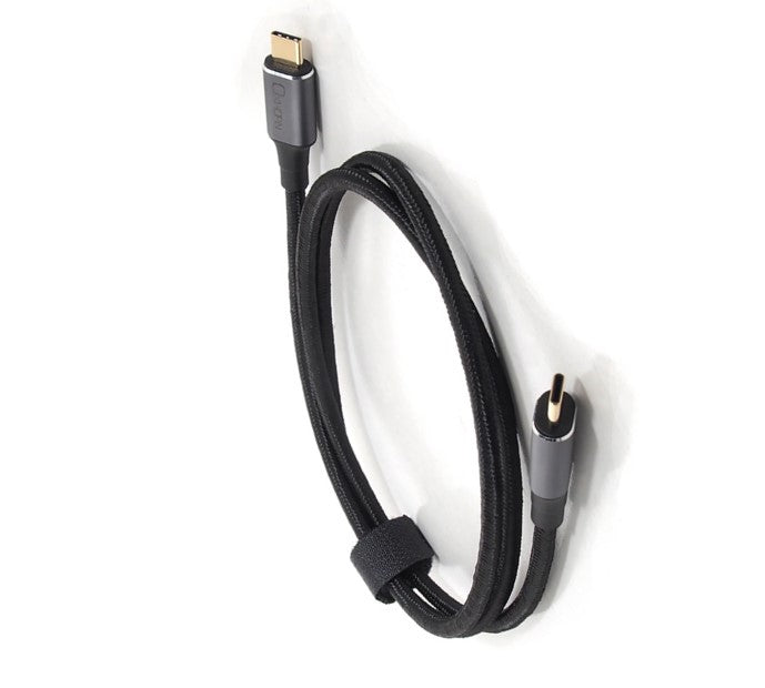 Oxhorn USB 4.0 Type C to Type C Gen3 1m Cable 40Gbps 5A 100W 8K@60Hz E-Marker Chip Aluminum Header Supports USB 3.2 / 3.1 / 3.0 Black