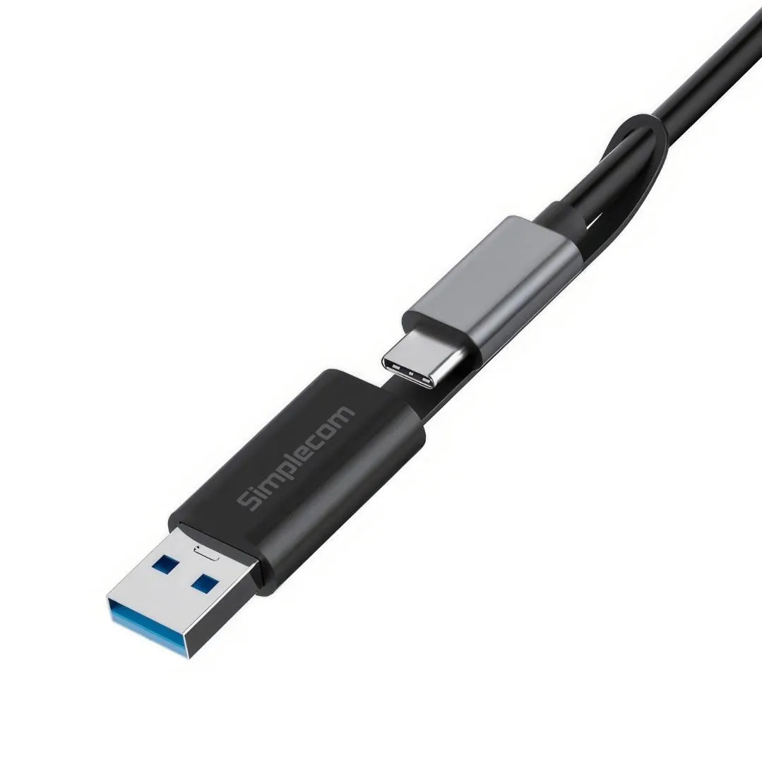 Simplecom CA132 USB-A Male to USB-C Female Adapter USB 3.2 Gen 2 Data Charging Double-Side 10Gbp... - Image 3