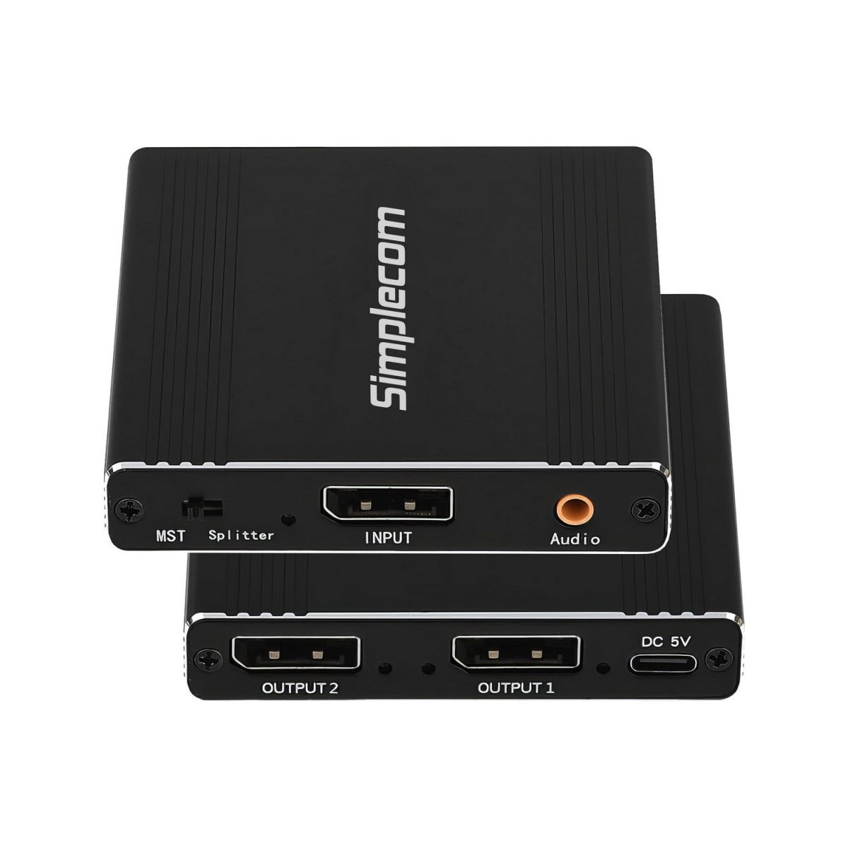 Simplecom CM214 DisplayPort Splitter 1 IN 2 OUT MST Hub for Dual Extended Screens 4K DP 1.4 - Cables - Image 3