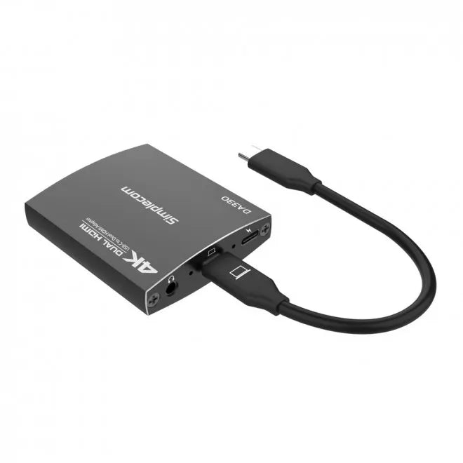 Simplecom DA330 USB-C to Dual HDMI MST Adapter 4K@60Hz with PD and Audio Out - USB, Bluetooth IEEE - Image 3