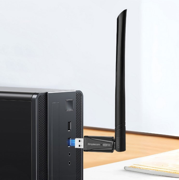 Simplecom NW831 Wi-Fi 6 and Bluetooth 5.3 Combo USB Adapter Dual Band AX900 - USB, Bluetooth IEEE - Image 4