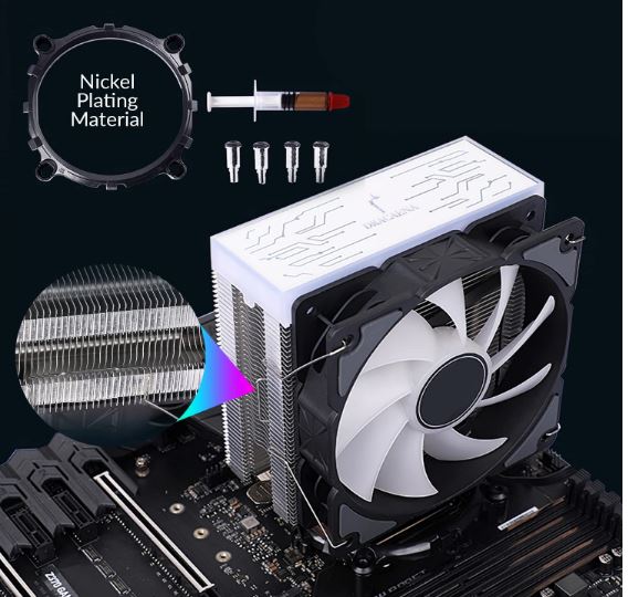 Antec A400i RGB , 72 CFM, 4 Direct Heat-Pipes, 120mm PWM RGB Fan,1700, 115X, 1200, 2011, AM3, AM3... - Image 3