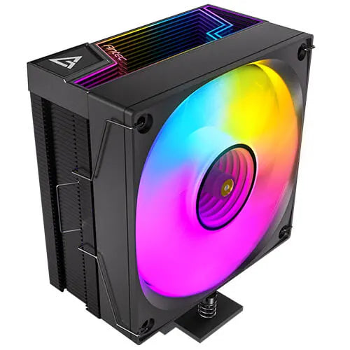 Antec F600 ARGB - Black, CPU Air Cooler, 6 Copper Heat Pipes, 120mm ARGB PWM Fan, 220W TDP, Intel... - Image 3