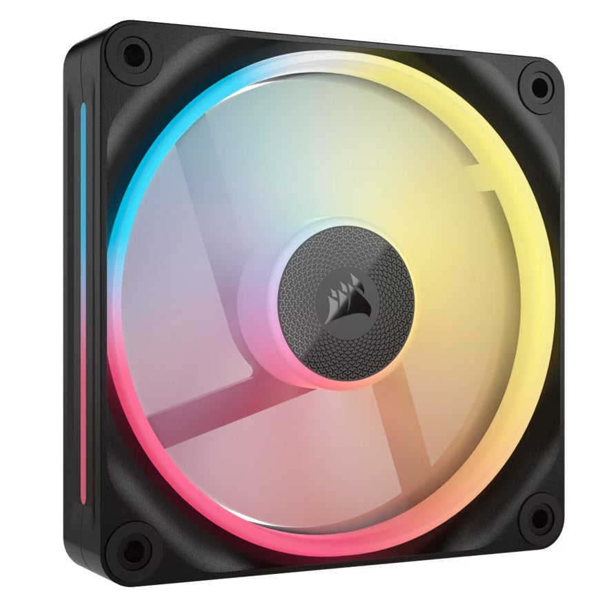 Corsair iCUE LINK LX120‑R RGB 120 mm PWM Reverse Fan Expansion Single Pack – Black: 66.7 CFM, 240... - Image 2