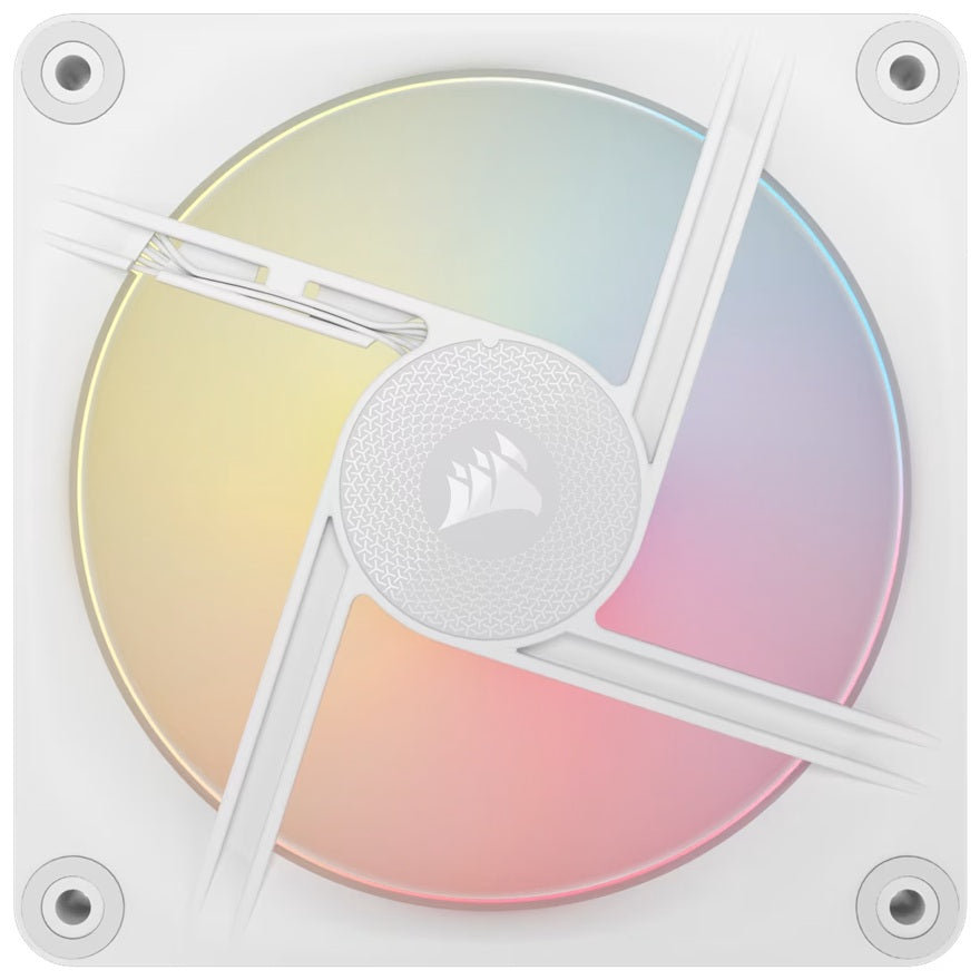Corsair iCUE LINK LX120‑R RGB 120 mm PWM Reverse Fan Expansion Single Pack – White: 66.7 CFM, 240... - Image 3