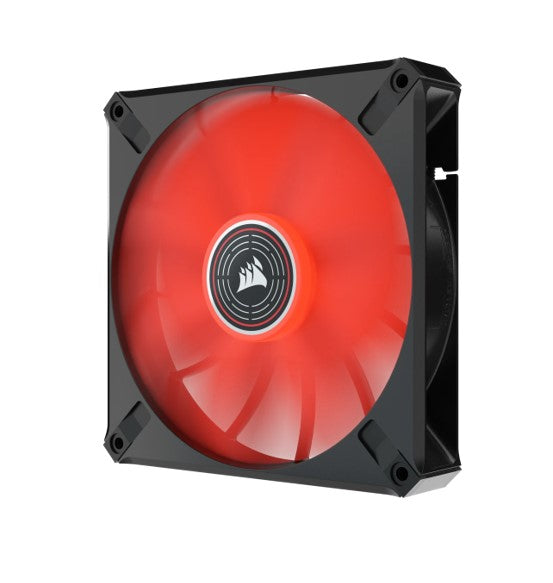 Corsair ML ELITE Series, ML140 LED ELITE, 140mm Magnetic Levitation Red LED Fan with AirGuide, Si... - Image 4