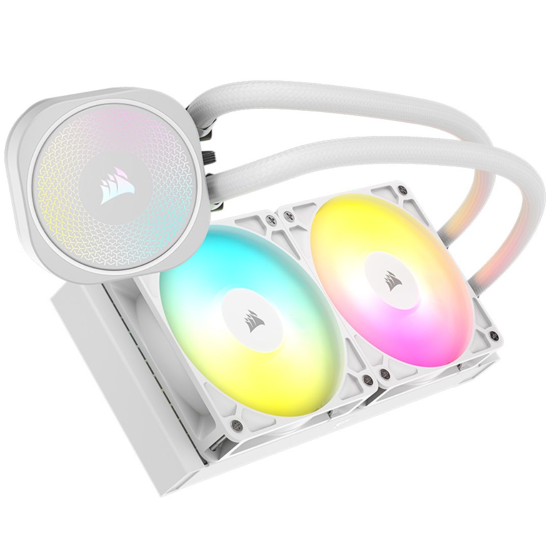Corsair NAUTILUS 240 RS ARGB Liquid CPU Cooler - White - Fan Cooling Products - Image 3