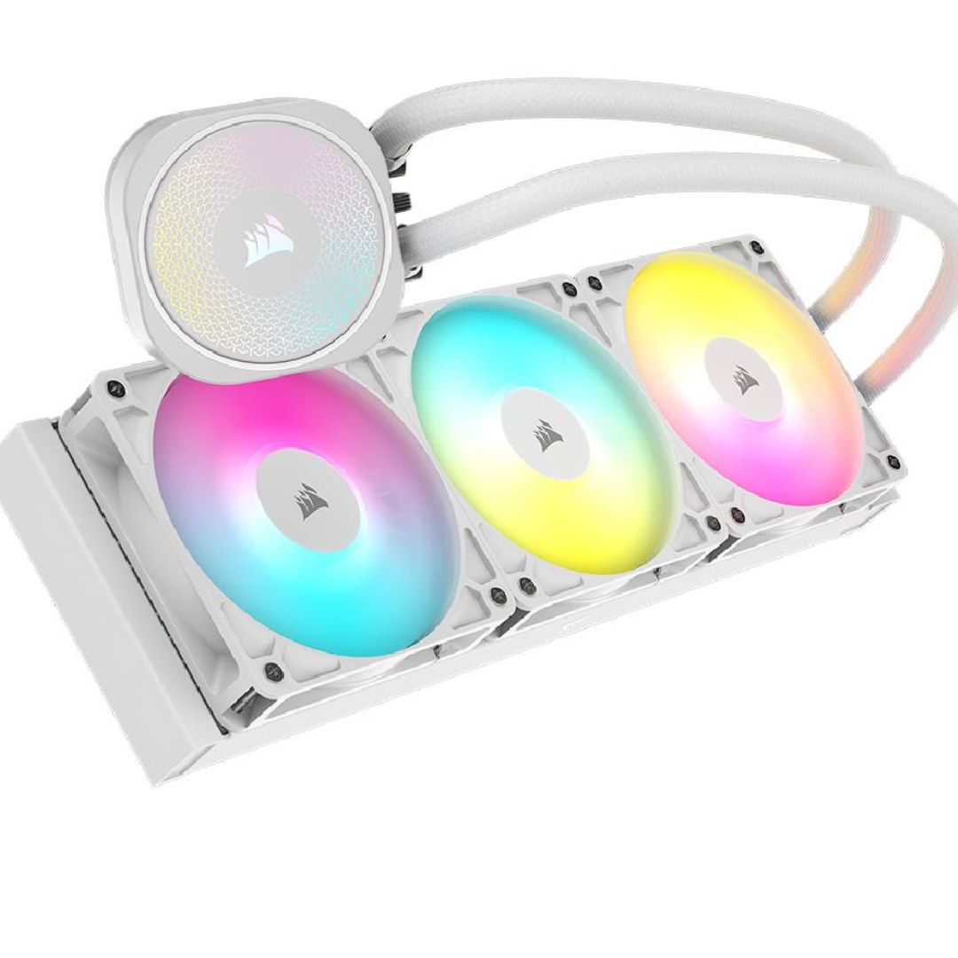 Corsair NAUTILUS 360 RS ARGB Liquid CPU Cooler - White, Aluminum Rad, Copper Cold Plate, PWM Fan... - Image 3