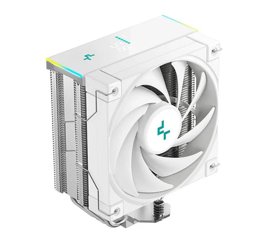 DeepCool AK400 DIGITAL SE WH CPU Cooler, Status Display, ARGB LED Strips, 4x Heat Pipe Intel LGA1...