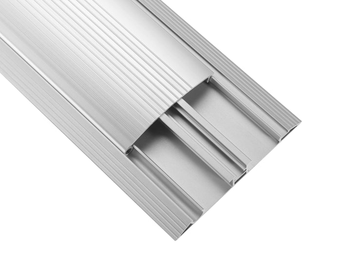 Brateck Aluminum Floor Cable Cover - 1104x139mm Material:Aluminum,ABS Dimensions 1104x139x22mm (LS)