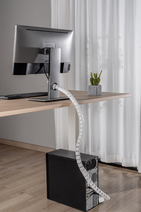 Brateck 30mm/1.2' Diameter Coiled Tube Cable Sleeve Material Polyethylene(PE) Dimensions 1000x3... - Image 4