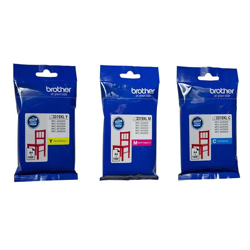 Brother LC-3319XL Colour Value Pack 1X Cyan 1X Magenta 1X Yellow-MFC-J5330DW/J5730DW/J6530DW/J673... - Image 2