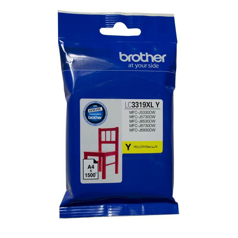 Brother LC-3319 XL Yellow to Suit - J5330DW/J5730DW/J6530DW/J6730DW/J6930DW - Printer Consumable