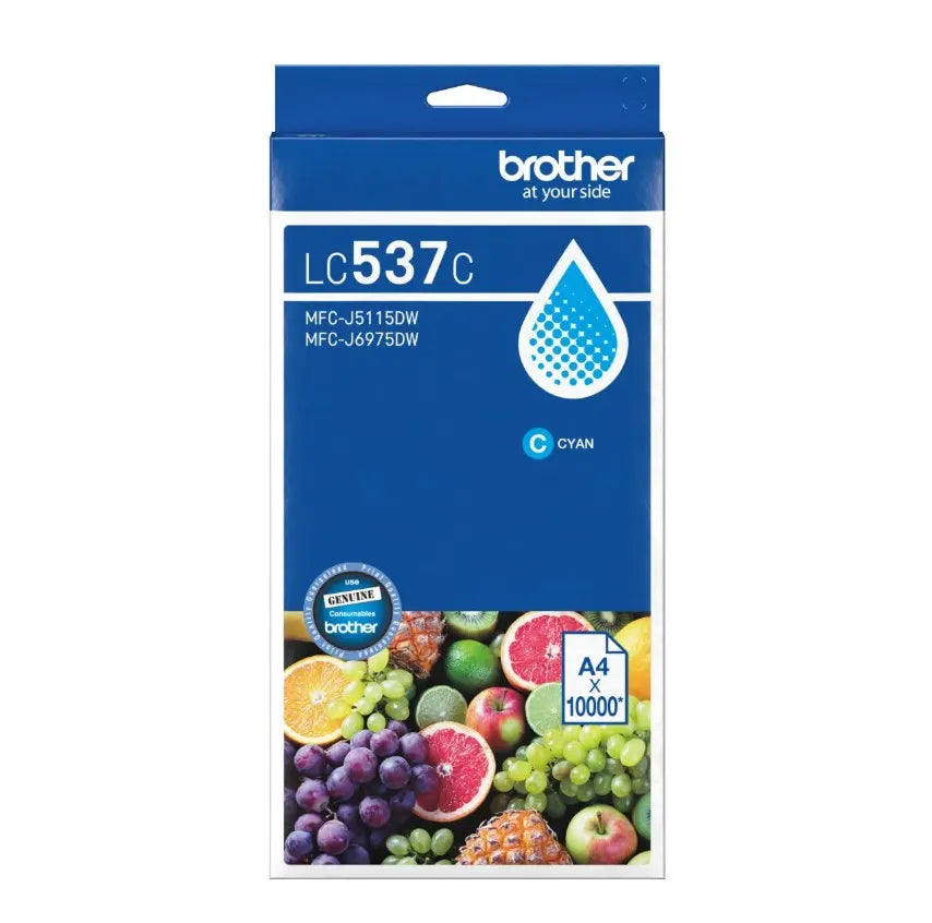 Brother *NEW* CYAN INK CARTRIDGE TO SUIT MFC-J6975DW -UP TO 10,000 PAGES - Printer Consumable
