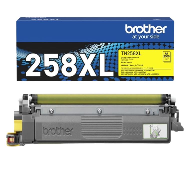 Brother TN-258XLY*NEW*YELLOW HIGH YIELD TONER CARTRIDGE TO SUIT MFC-L8390CDW/MFC-L3760CDW/MFC-L37... - Image 3